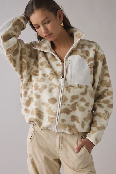 The North Face Platte Sherpa Quarter-Zip Jacket | Urban Outfitters