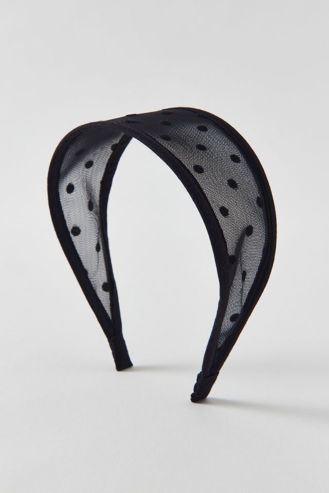 Polka Dot Wide Headband #1
