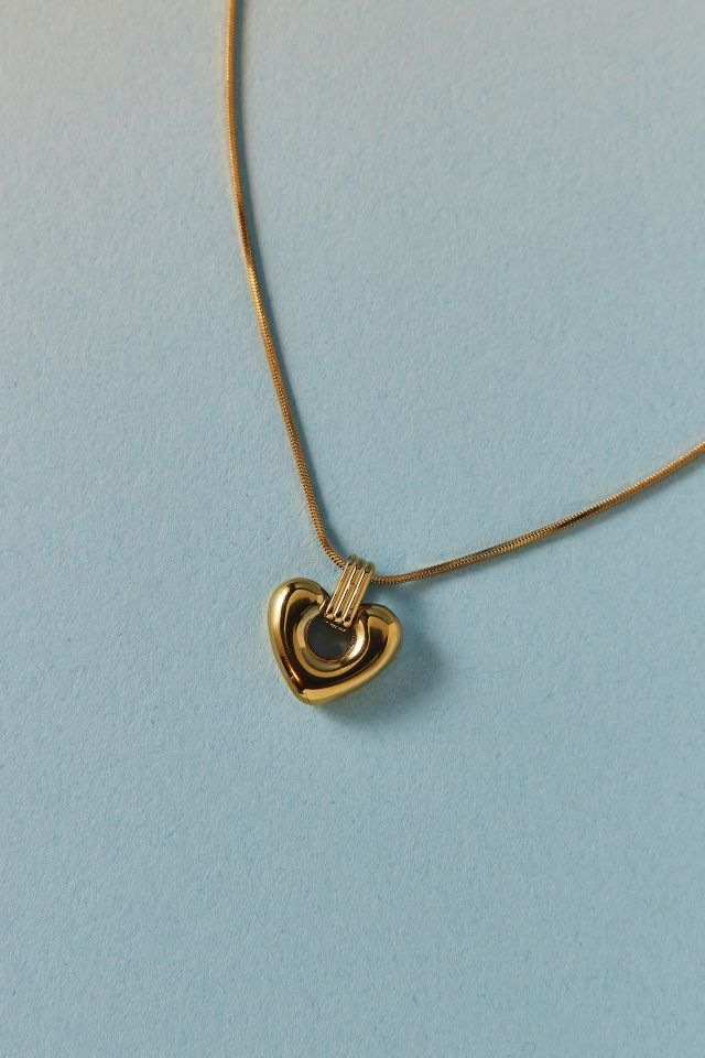 Waterproof Naomi Heart Pendant Necklace #1