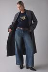 BDG Riley Graphic Long Sleeve Layered Sweater