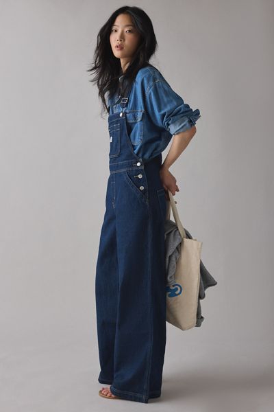 Lee x Jean-Michel Basquiat Denim Overall | Urban Outfitters
