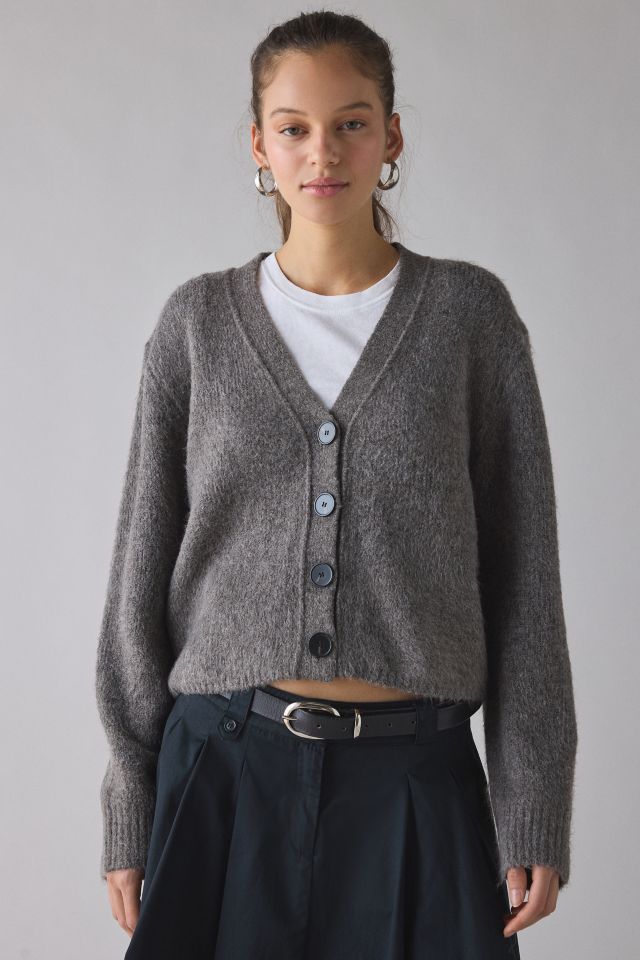Glamorous Marled Knit Cropped Cardigan #1