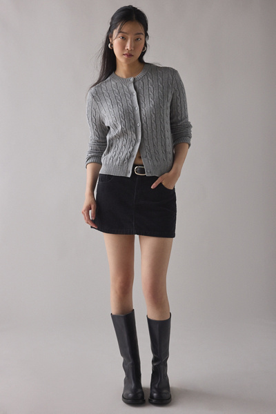 BDG Onna Corduroy Micro Mini Skirt