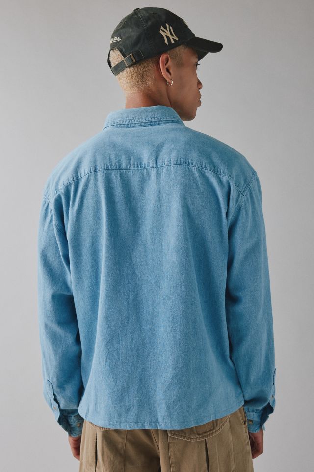 ReMADE By UO Chambray Cutoff Shirt #2