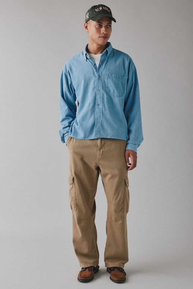 ReMADE By UO Chambray Cutoff Shirt #3