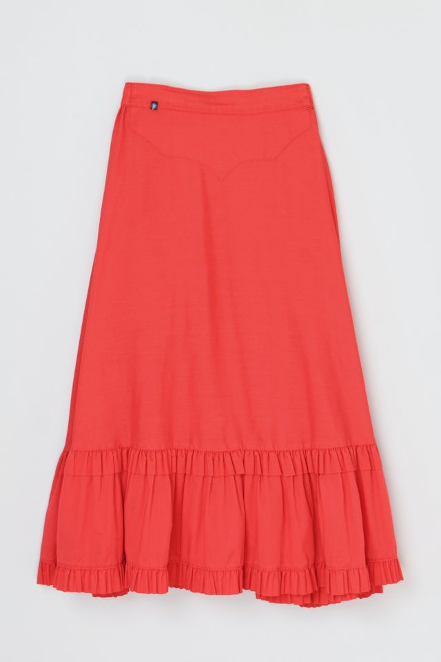 Vintage 1960s Western Tiered Skirt #1