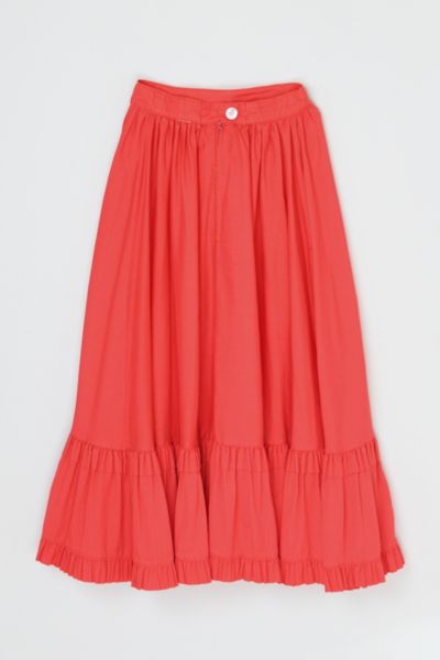 Vintage 1960s Western Tiered Skirt