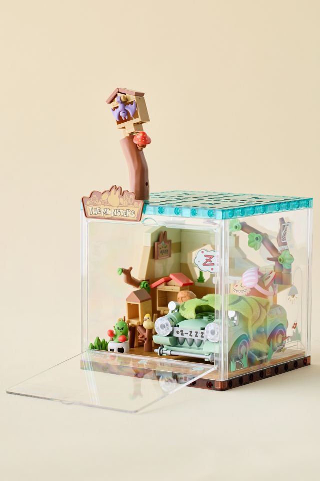 POP MART The Monsters Forest Secret Base Series Napping Time Labubu Figure Block Set #1
