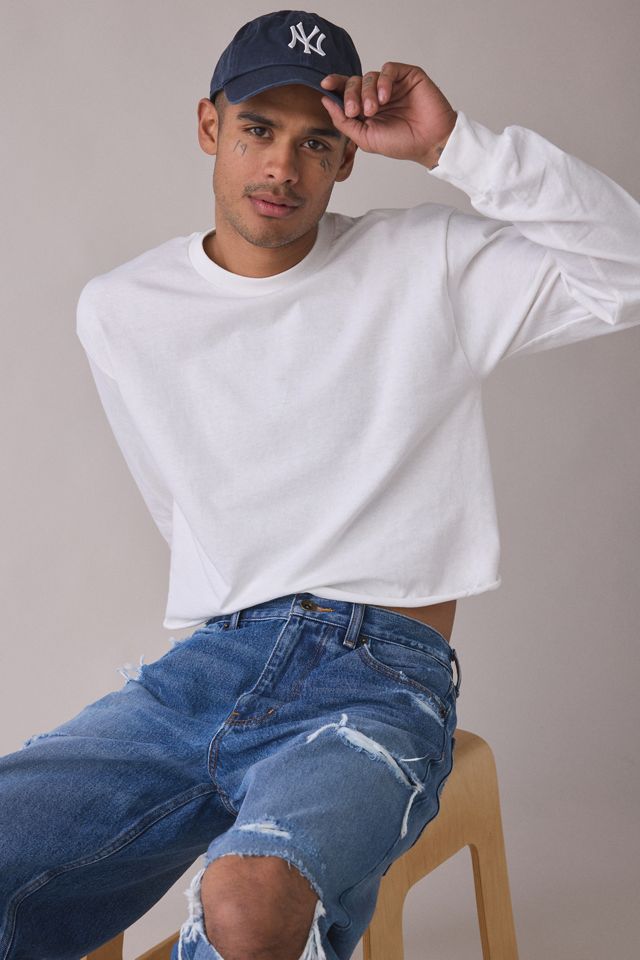 ReMADE By UO Cropped & Boxy Long Sleeve Tee #1