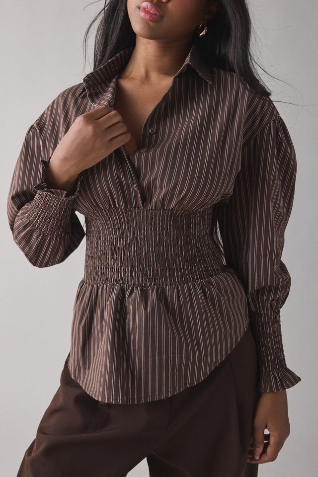 Chemisier péplum à taille smockée Dash Daisy Street #3