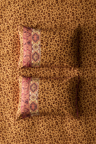 Boho Cheetah Border Sham Set
