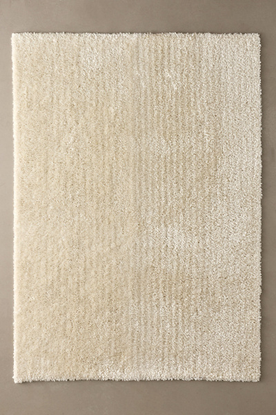 Urban Outfitters Solid Piled Shag Rug In Neutral At