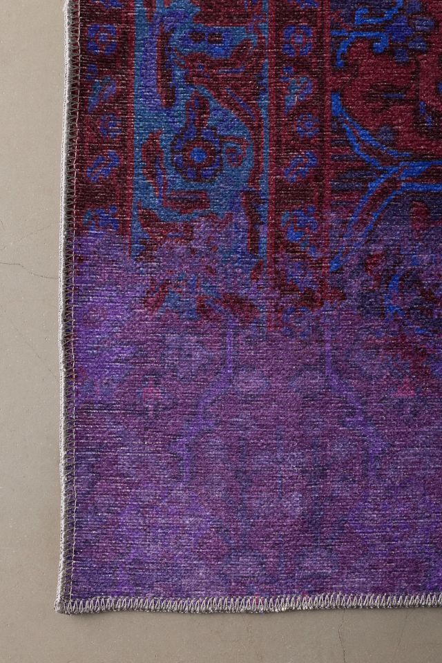 Chaya Acid Washed Washable Rug #3