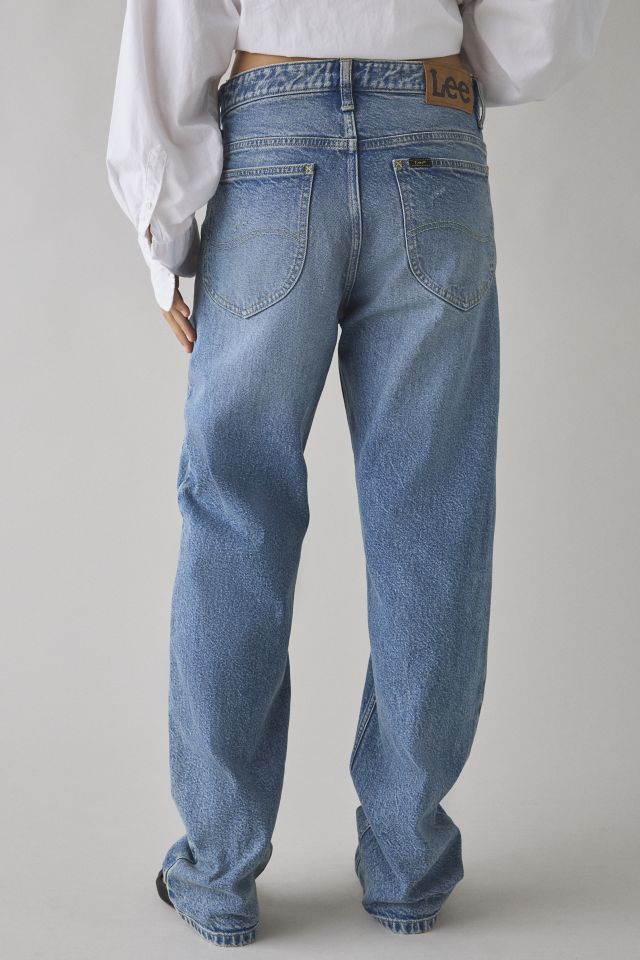 Lee Classic Rider™ Mid-Rise Distressed Straight Leg Jean #3