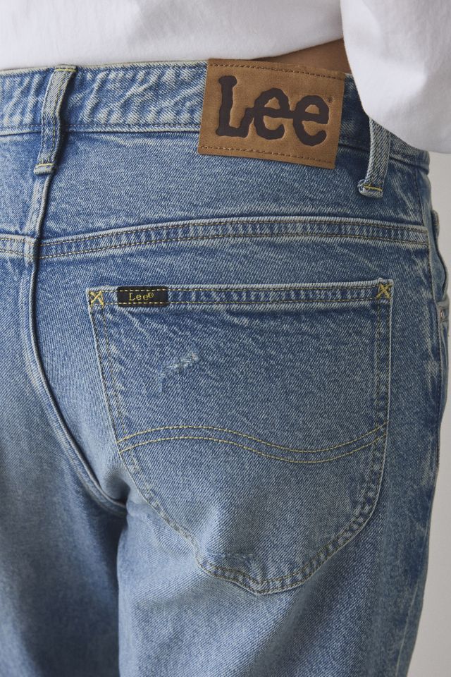 Lee Classic Rider™ Mid-Rise Distressed Straight Leg Jean #4
