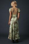 green lace evening dress Elegant Sami Gown in Hunter Green main image 0