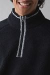 BDG Solid Fleece Quarter Zip Sweatshirt