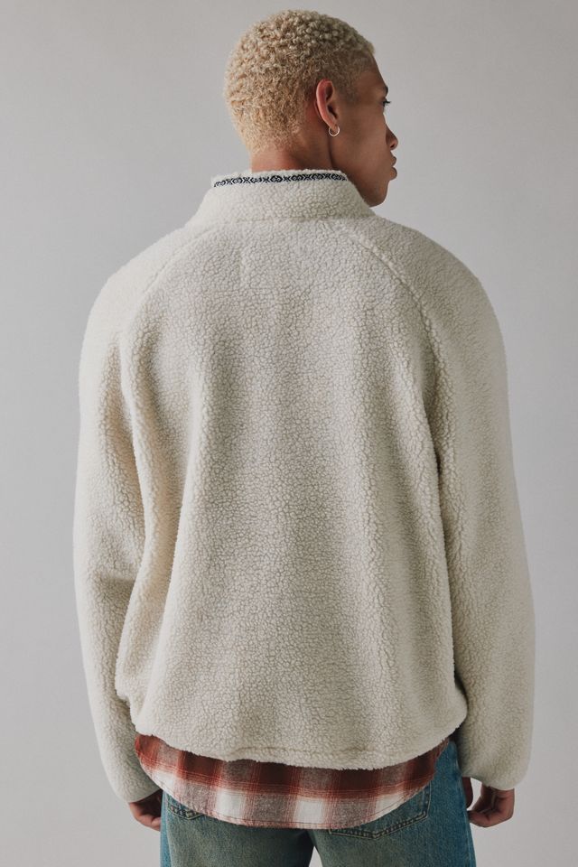BDG Solid Fleece Quarter Zip Sweatshirt #1