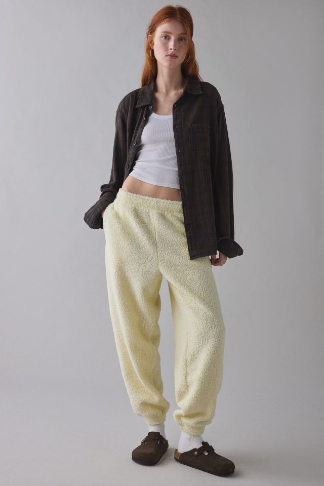 Out From Under Try Me Piled Fleece Slim Jogger Sweatpant #1