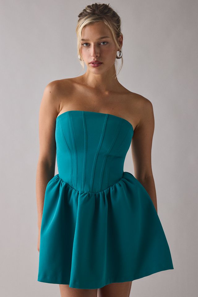 Mini robe corset sans bretelles Sugar Plum Kimchi Blue #1