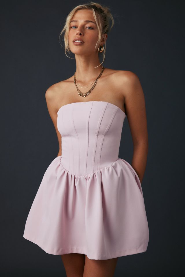 Mini robe corset sans bretelles Sugar Plum Kimchi Blue #1