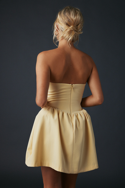 Kimchi Blue Sugar Plum Strapless Corset Mini Dress