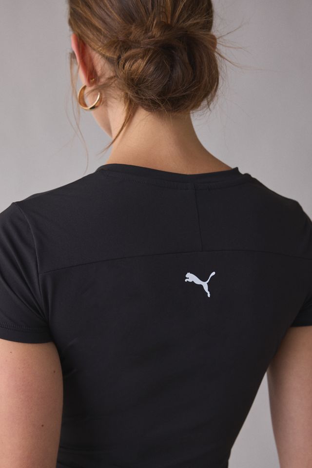 Puma Dare To Slim Half Zip Graphic Tee #4
