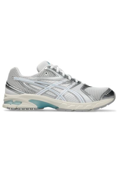 Asics Gel-ds Trainer 14 Sportstyle Sneakers In White/stillwater At Urban Outfitters In Gray