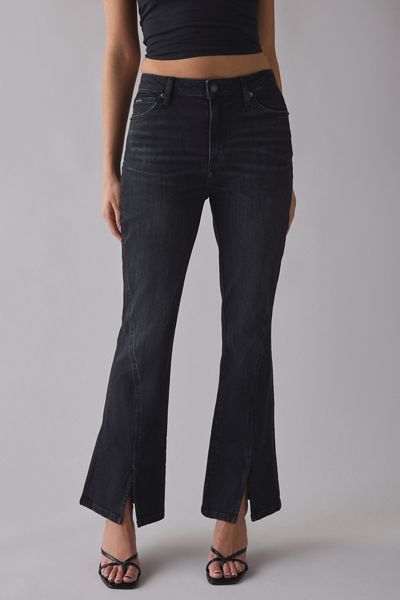 Jaded London Washed Black Drift Flare Jean | Urban Outfitters