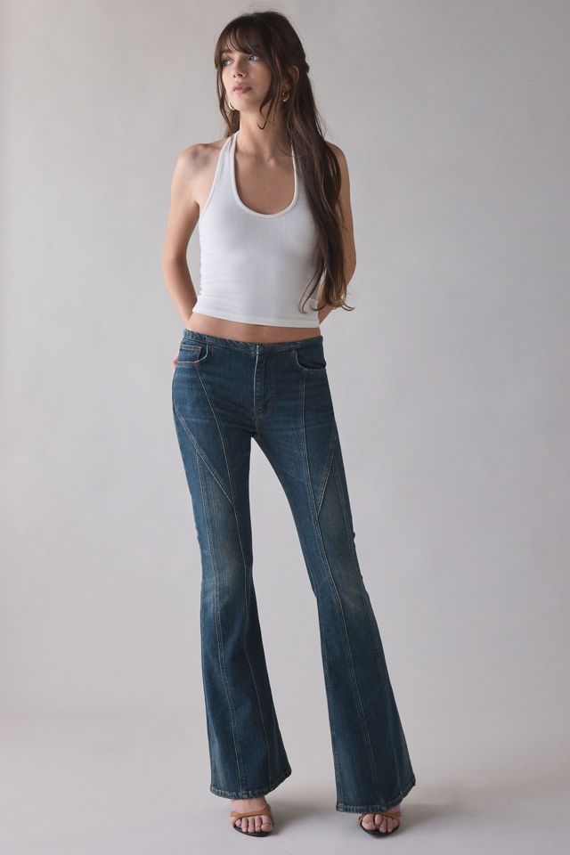 GUESS ORIGINALS Low-Rise No Waistband Extra Flare Jeans | Urban