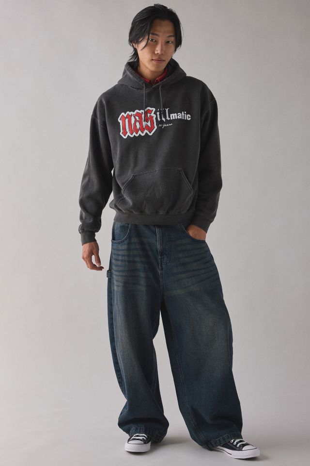 Nas Illmatic Graphic Washed Hoodie Sweatshirt #2