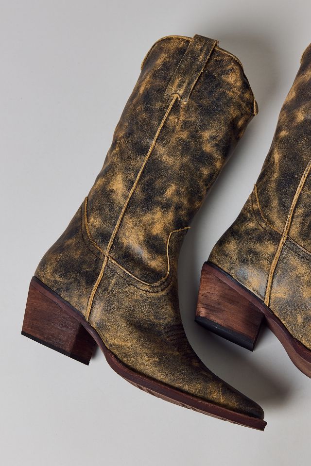 Steve Madden Albany Western Leather Cowboy Boot #1