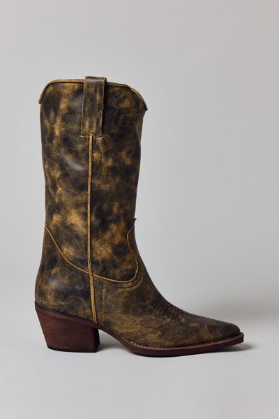 Steve Madden Albany Western Leather Cowboy Boot