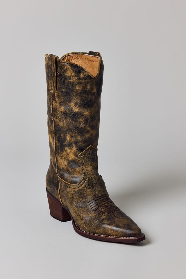 Steve Madden Albany Western Leather Cowboy Boot #3