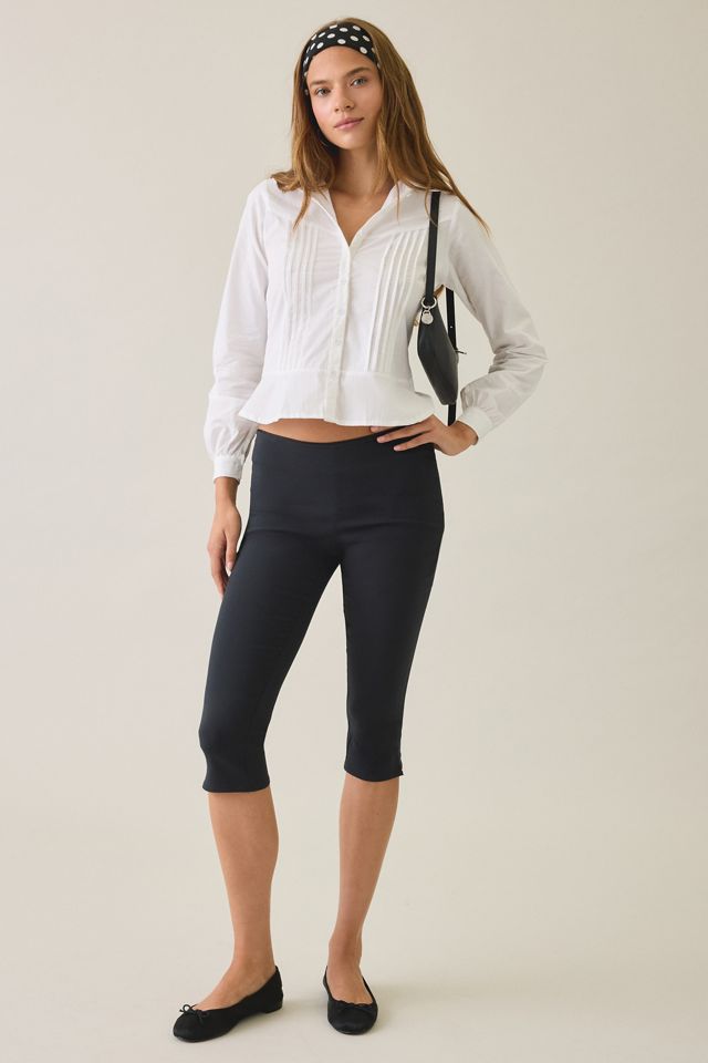 Motel Witaya Pintuck Peplum Button-Down Shirt #3