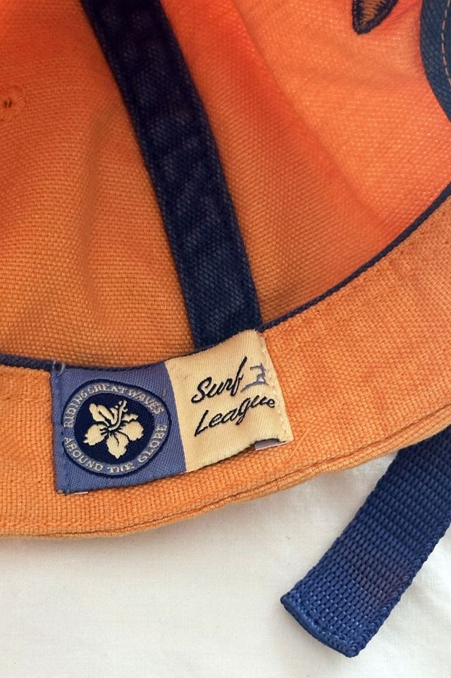 Vintage GAP Orange Sunfaded Surf Cap #2