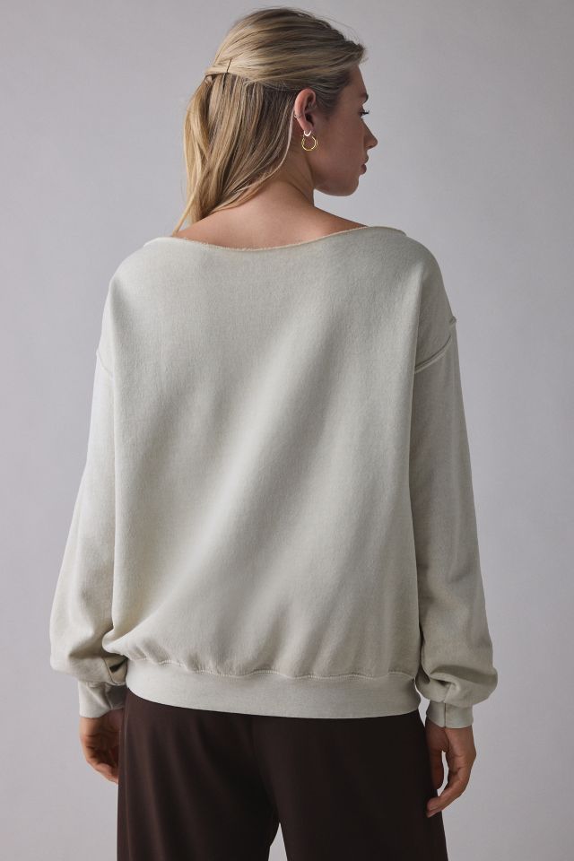 Jackson Hole Graphic Off-The-Shoulder Pullover #1