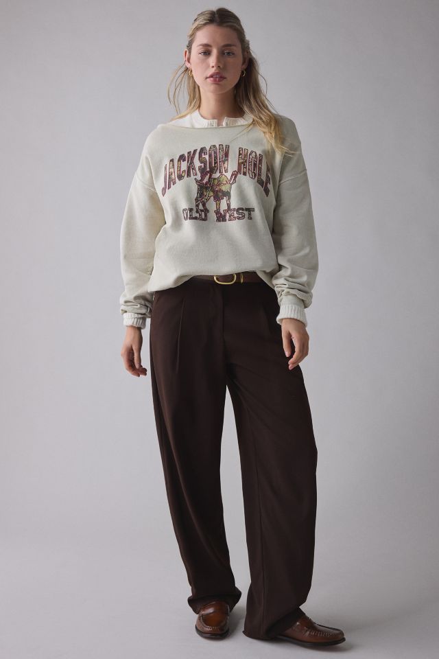 Jackson Hole Graphic Off-The-Shoulder Pullover #2