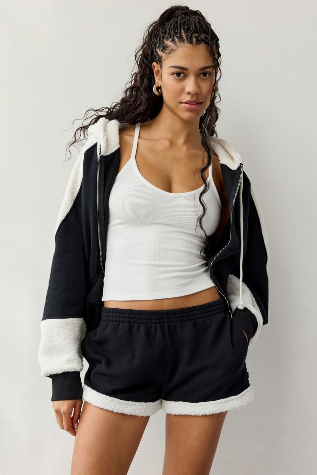 Out From Under Snow Days Fleece Trim Sweat Short #2