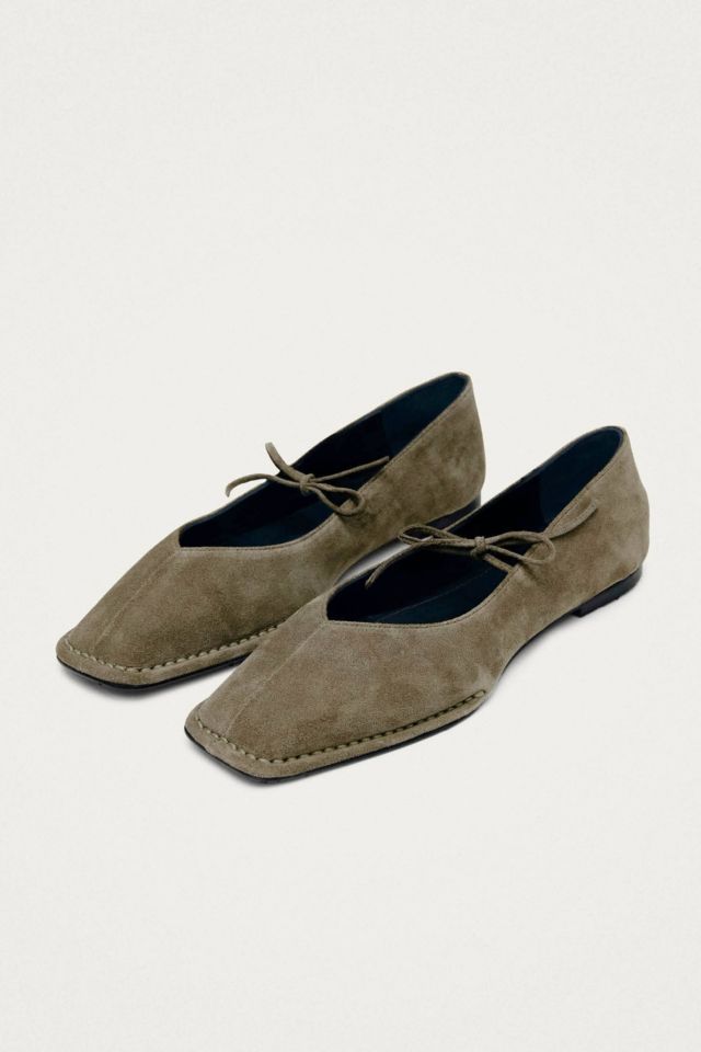 ALOHAS Suede Leather Ballet Flats #1