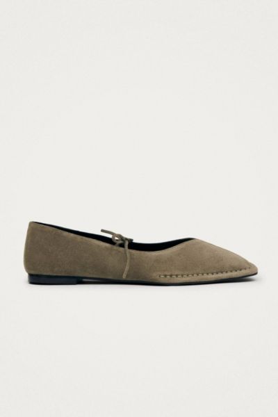 ALOHAS Suede Leather Ballet Flats