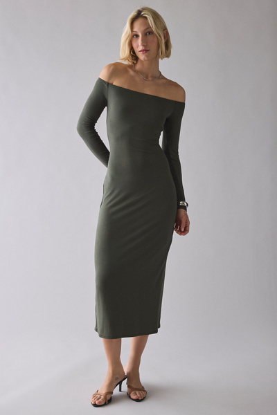maygel coronel batista draped jersey maxi dress Batista Basalto — Maxi Dresses