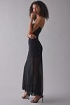 UO Illusional Strapless Sheer Mesh Maxi Dress