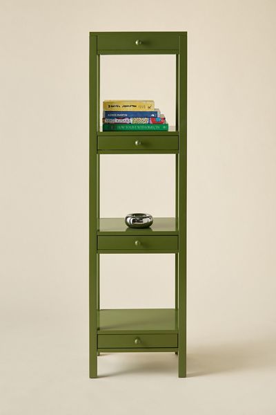 Romie Narrow 4-Drawer Storage Shelf