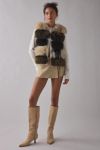 Azalea Wang Vail Multi Faux Fur Vest