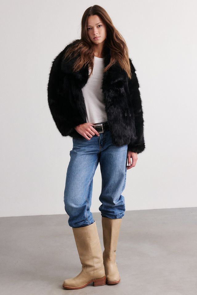 Azalea Wang Regina Faux Fur Jacket #1
