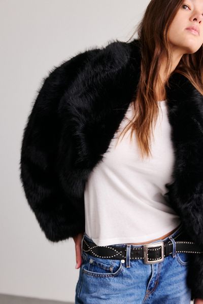 Azalea Wang Regina Faux Fur Jacket