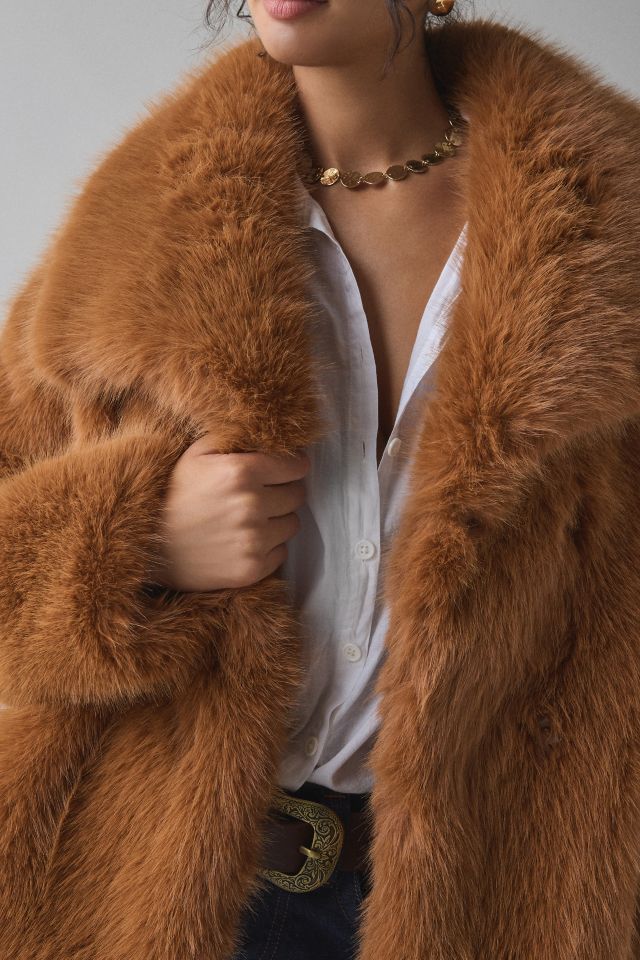 Azalea Wang Regina Faux Fur Jacket #1