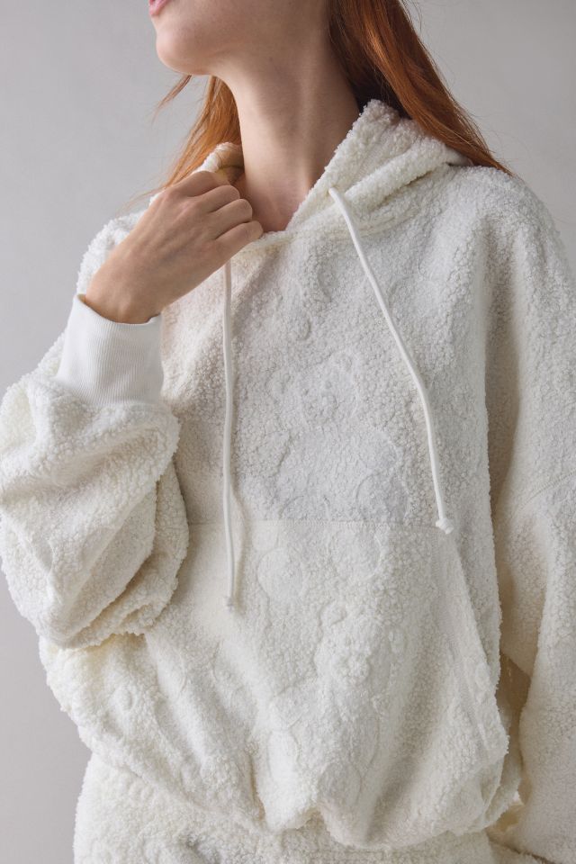 Out From Under Try Me Piled Fleece Bubble Hoodie Sweatshirt #3
