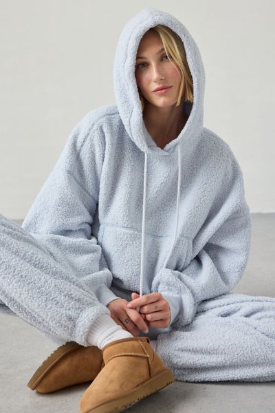 Out From Under Try Me Piled Fleece Bubble Hoodie Sweatshirt